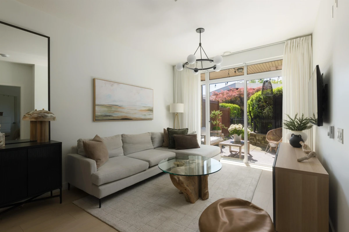 Living Room Photo of 106 3205 Mountain Highway, North Vancouver, BC
