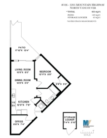 Outdoor Patio Photo of 106 3205 Mountain Highway, North Vancouver, BC
