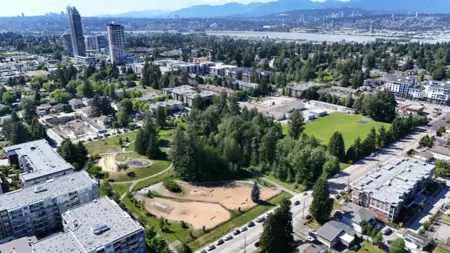 Aerial View of 304 13963 105 Boulevard, Surrey, BC