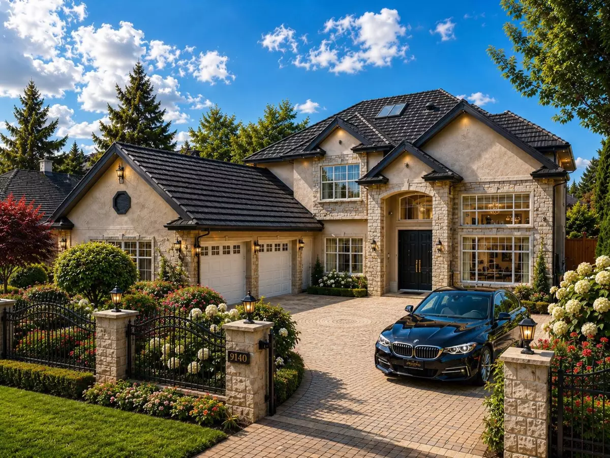 Exterior Rear Photo of 9140 Diamond Road, Richmond, BC