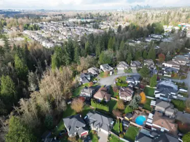 Aerial View of 14832 83 Avenue, Surrey, BC