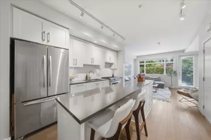 Kitchen Island Photo of 5743 St George Street, Vancouver, BC