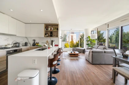 Kitchen Island Photo of 701 585 Austin Avenue, Coquitlam, BC