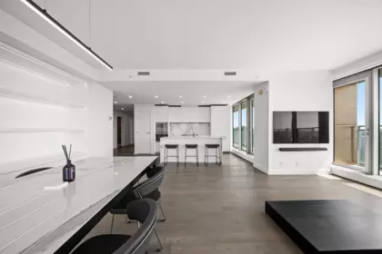 Kitchen Island Photo of 3801 1480 Howe Street, Vancouver, BC