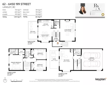 Entry Foyer Photo of 62 6450 199 Street, Langley, BC