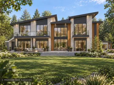Exterior Rear Photo of 13931 Crescent Road, Surrey, BC