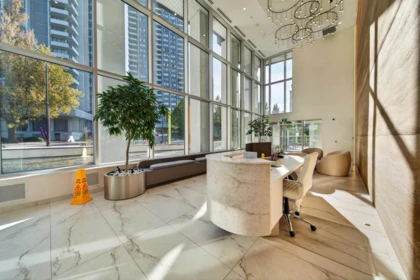 Living Room Photo of 3004 5685 Halley Avenue, Burnaby, BC