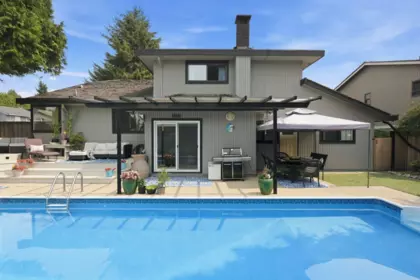Aerial View of 7797 Stamford Place, Delta, BC