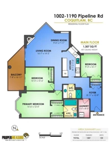 Family Room Photo of 1002 1190 Pipeline Road, Coquitlam, BC