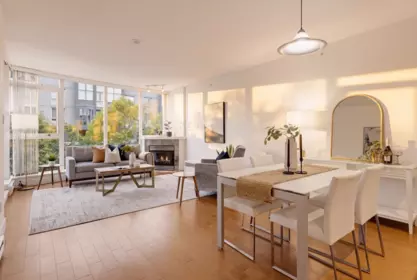 Family Room Photo of 404 1428 W 6th Avenue, Vancouver, BC