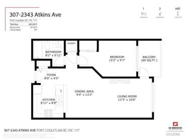 Loft / Bonus Room Photo of 307 2343 Atkins Avenue, Port Coquitlam, BC