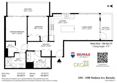 Exterior Rear Photo of 3301 2388 Madison Avenue, Burnaby, BC