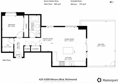 420 6300 Minoru Boulevard, Richmond, BC, Richmond — Apartment/Condo for sale