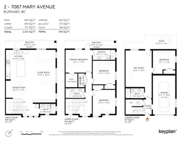 2 7087 Mary Avenue, Burnaby, BC, Burnaby — Half Duplex for sale