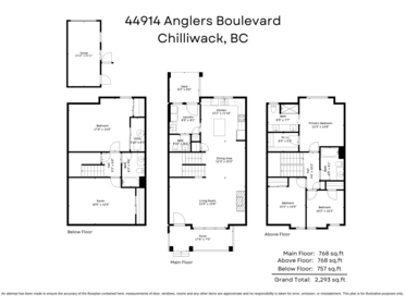 44914 Anglers Boulevard, Chilliwack, BC, Chilliwack — Row House (Non-Strata) for sale