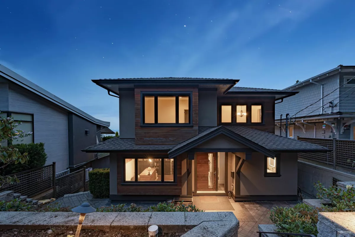 Exterior Rear Photo of 4061 St. Pauls Avenue, North Vancouver, BC