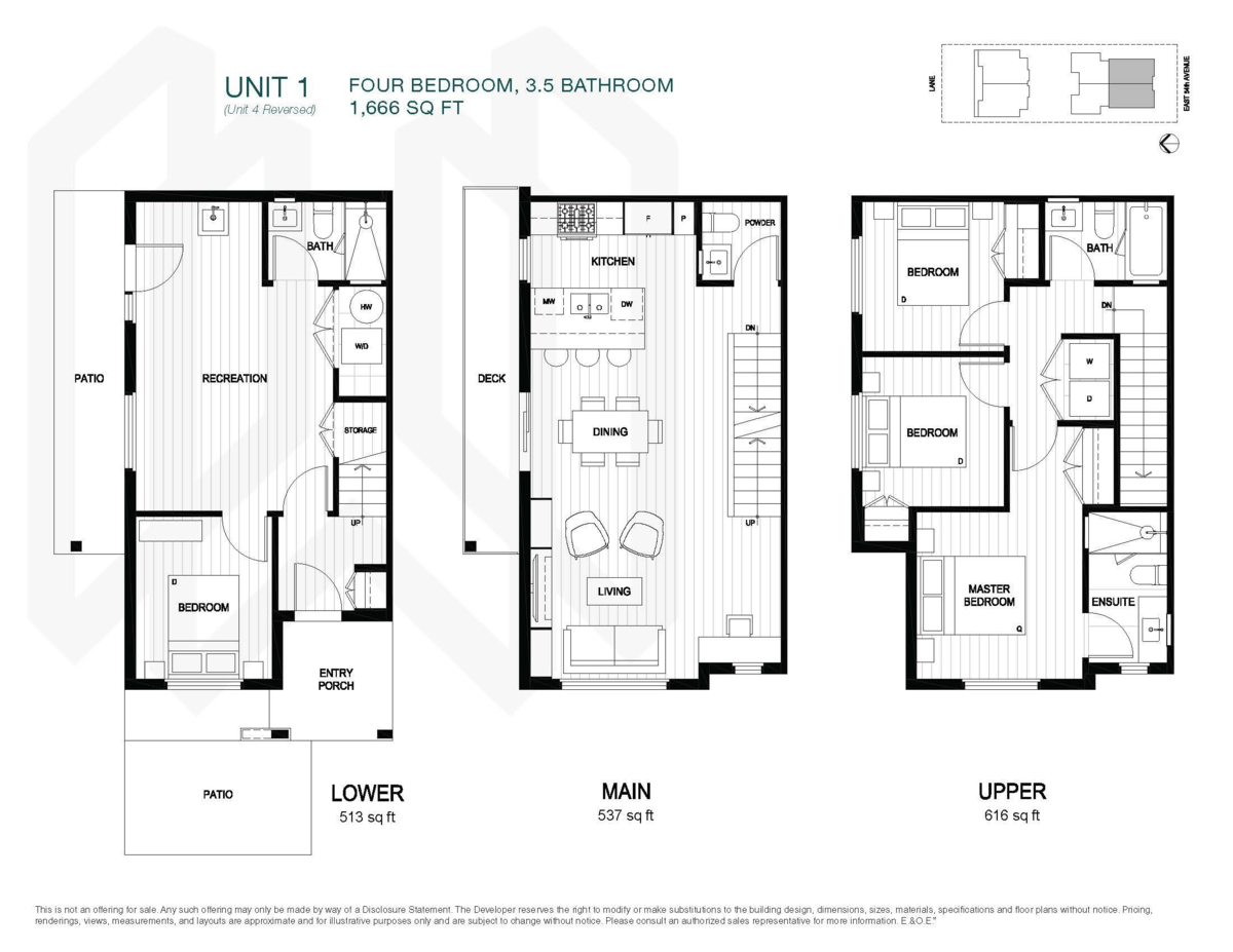 Office / Den Photo of 4 2333 E 54th Avenue, Vancouver, BC