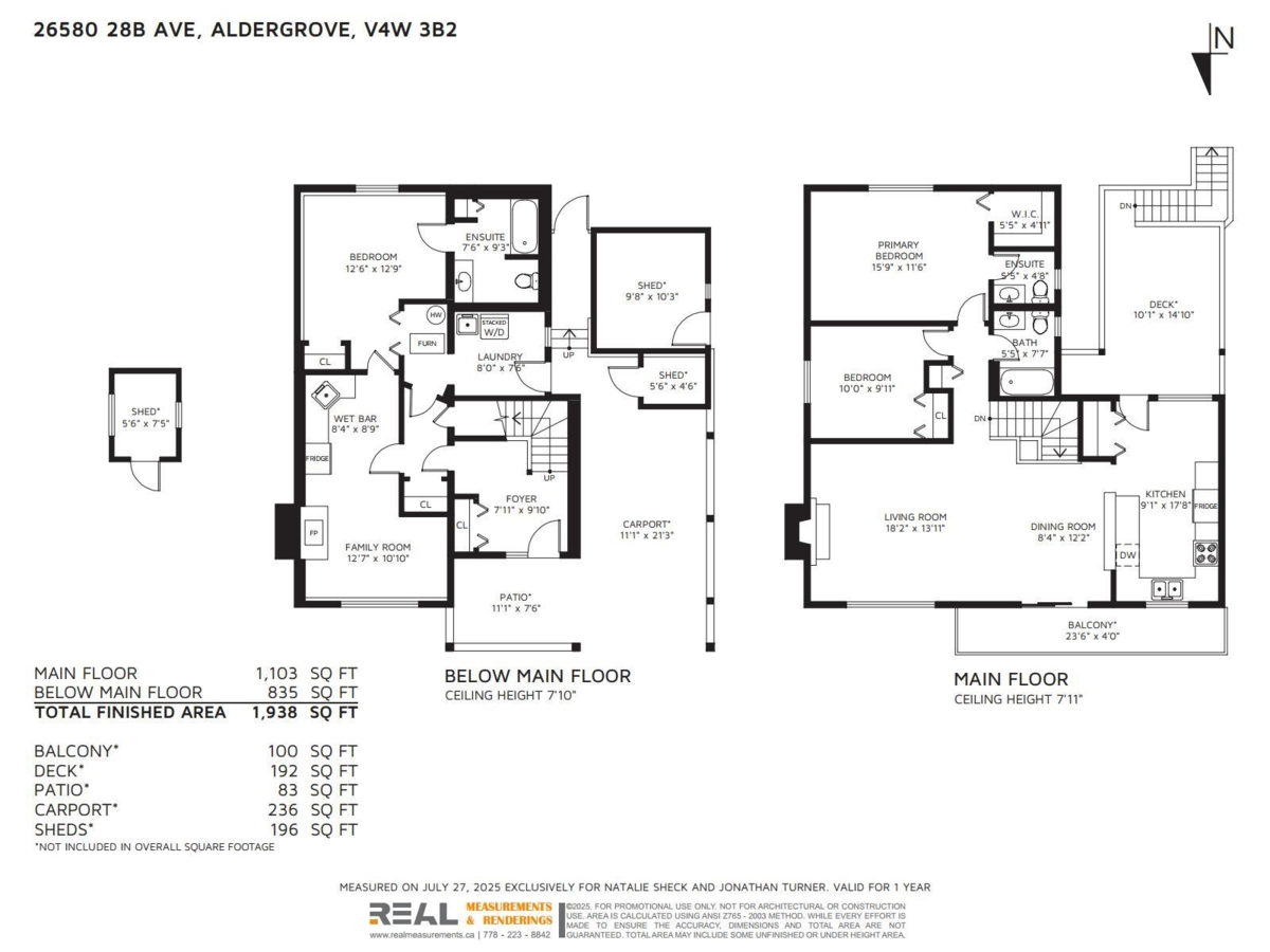 Aerial View of 26580 28b Avenue, Langley, BC