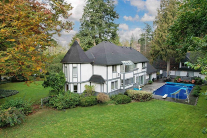 Aerial View of 17352 26a Avenue, White Rock, BC