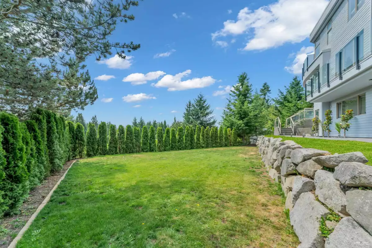 Aerial View of 4809 Northwood Place, West Vancouver, BC