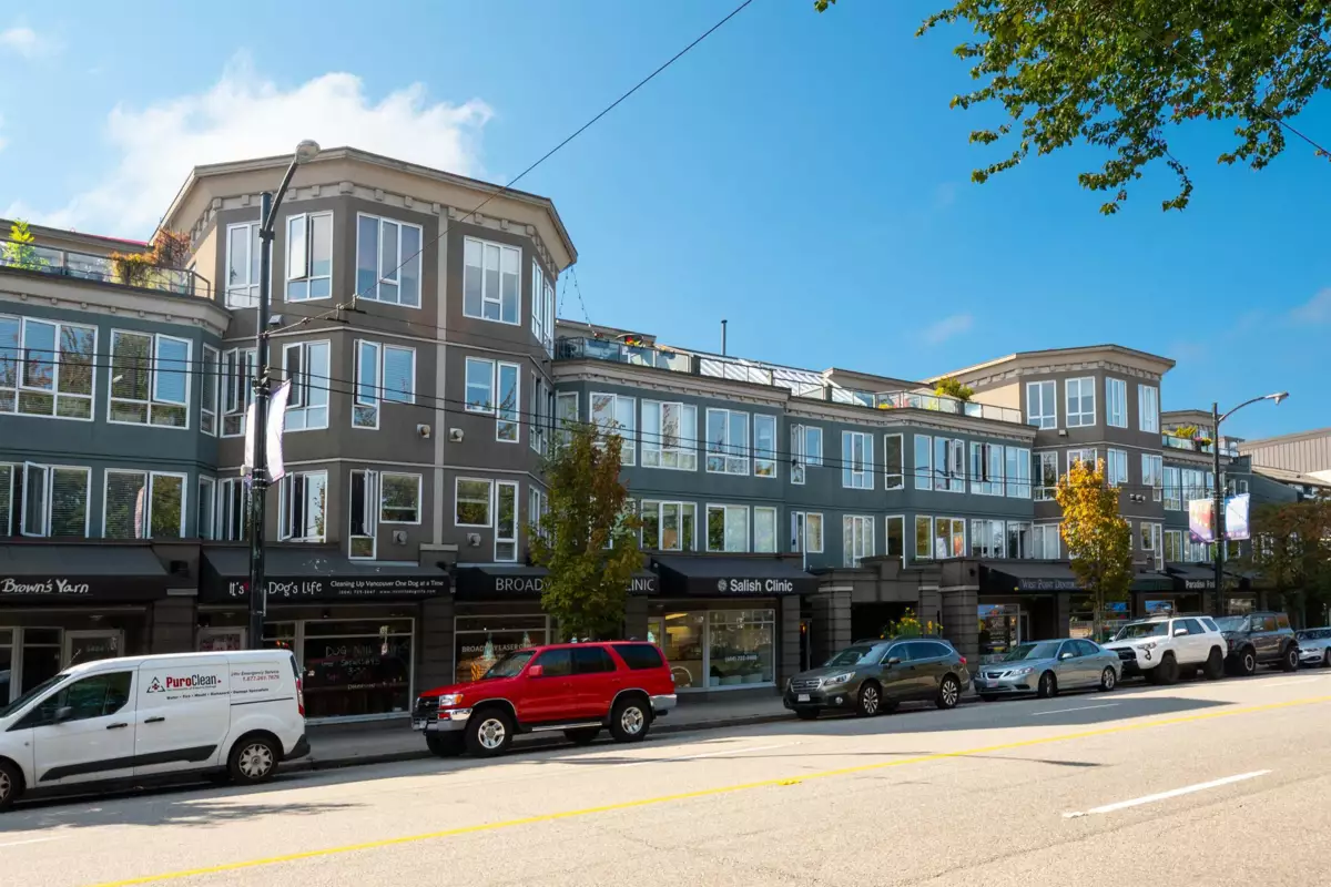 Outdoor Deck Photo of 420 3440 W Broadway, Vancouver, BC