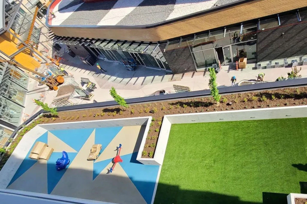 Outdoor Deck Photo of 4208 13745 George Junction, Surrey, BC