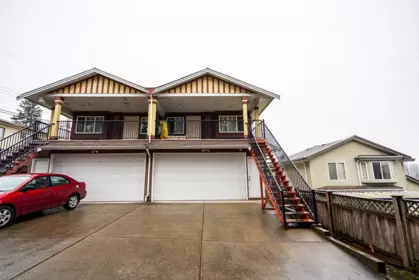 Aerial View of 528 Sixteen Street, New Westminster, BC