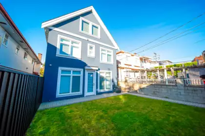 Exterior Rear Photo of 5350 Lanark Street, Vancouver, BC
