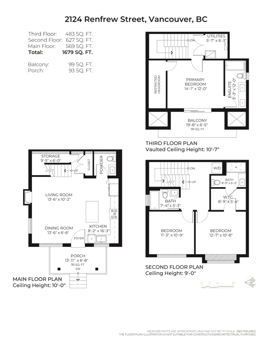 Basement Recreation Room Photo of 1 2124 Renfrew Street, Vancouver, BC