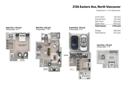Guest Bathroom Photo of 2136 Eastern Avenue, North Vancouver, BC