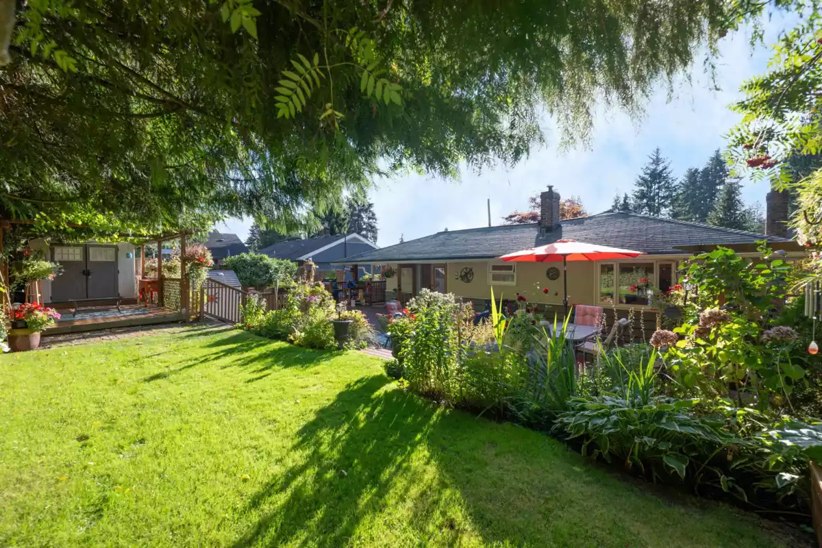 Backyard Photo of 3658 Loraine Avenue, North Vancouver, BC