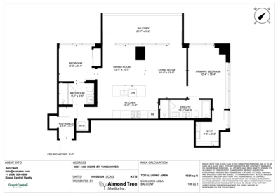 Garage Interior Photo of 3007 1480 Howe Street, Vancouver, BC
