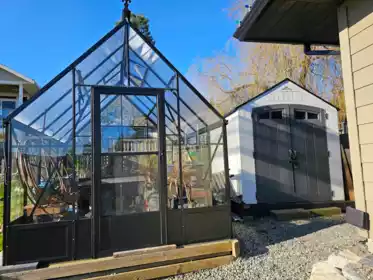 Aerial View of 659 Gibsons Way, Gibsons, BC