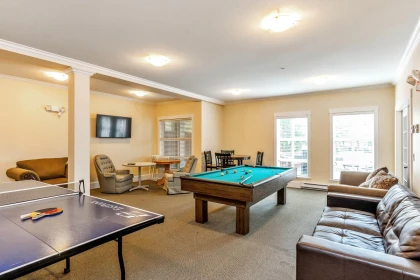 Basement Recreation Room Photo of 310 17769 57 Avenue, Surrey, BC
