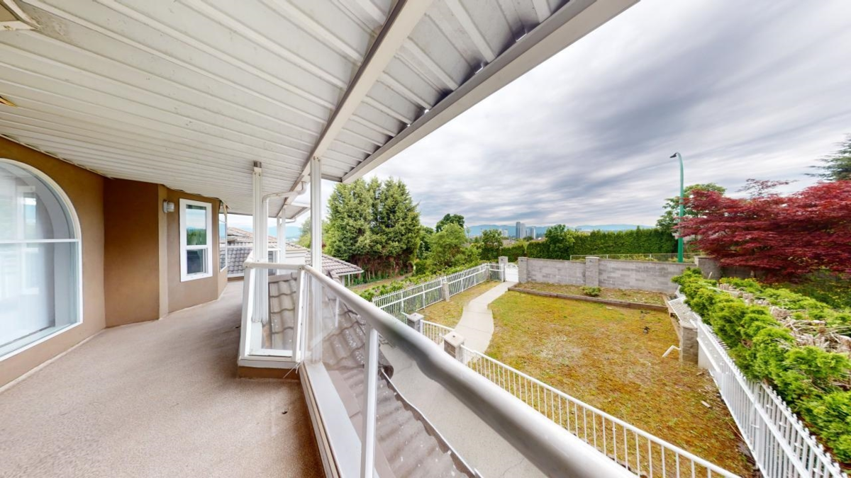 Aerial View of 7563 Cariboo Road, Burnaby, BC