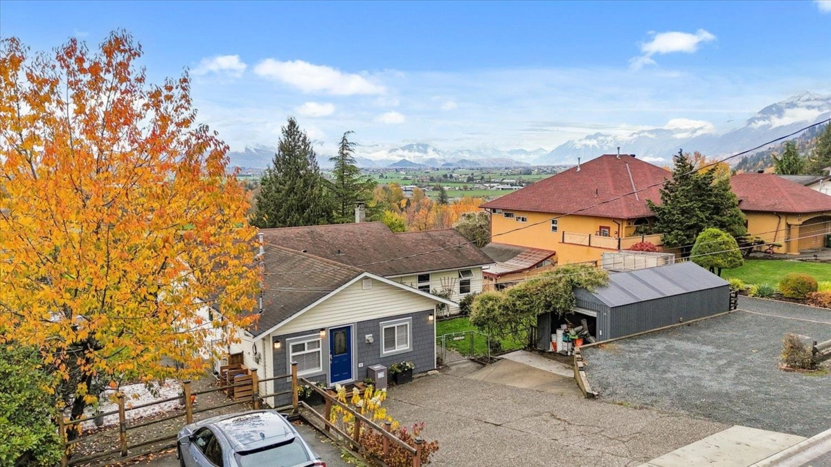 Aerial View of 46455 Uplands Road, Chilliwack, BC
