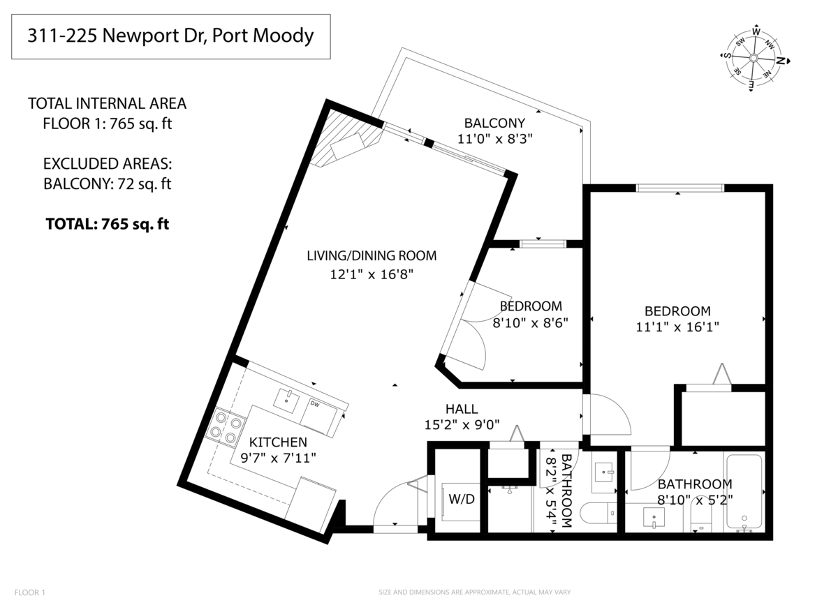 Mudroom Photo of 311 225 Newport Drive, Port Moody, BC
