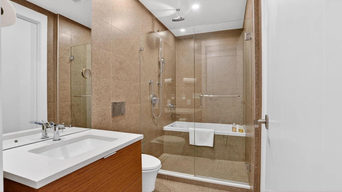 Basement Recreation Room Photo of 506 6687 Nelson Avenue, West Vancouver, BC