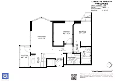 Swimming Pool Photo of 2701 1188 Howe Street, Vancouver, BC