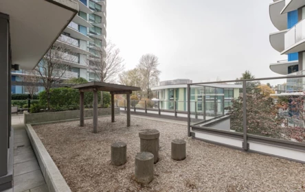Aerial View of 2907 8189 Cambie Street, Vancouver, BC