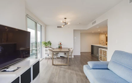 Kitchen Island Photo of 2907 8189 Cambie Street, Vancouver, BC