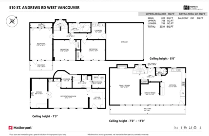 Hallway Photo of 510 St. Andrews Road, West Vancouver, BC