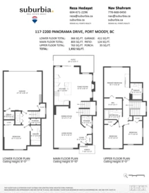Outdoor Deck Photo of 117 2200 Panorama Drive, Port Moody, BC