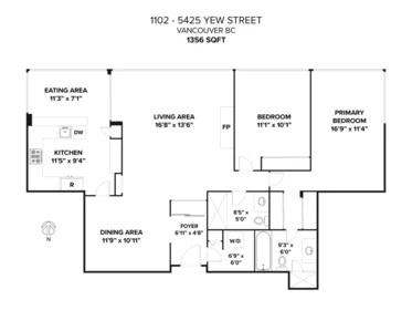 Outdoor Deck Photo of 1102 5425 Yew Street, Vancouver, BC