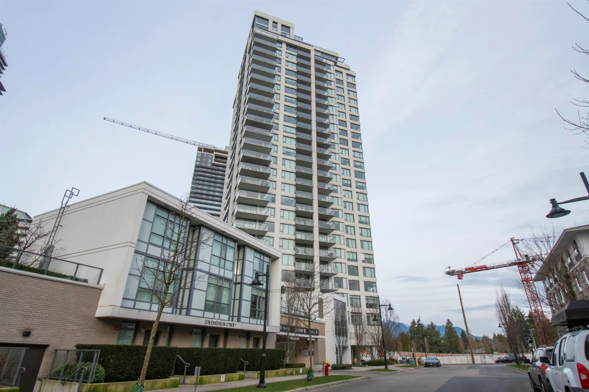 Exterior Rear Photo of 1101 602 Como Lake Avenue, Coquitlam, BC