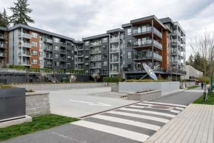 Aerial View of 605 3596 Malsum Drive, North Vancouver, BC