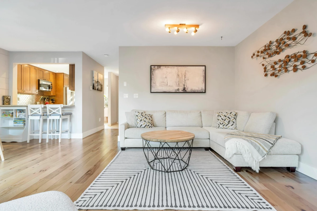 Living Room Photo of 102 245 W 15th Street, North Vancouver, BC