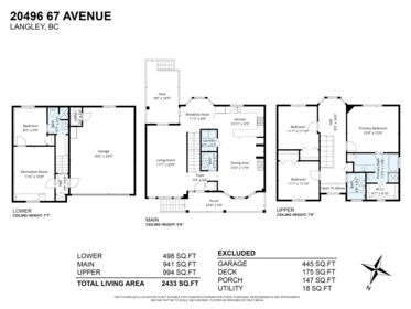 Garage Interior Photo of 20496 67 Avenue, Langley, BC