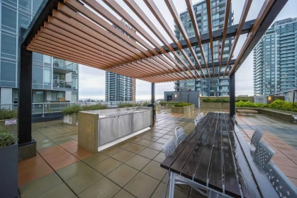 Outdoor Deck Photo of 702 4458 Beresford Street, Burnaby, BC