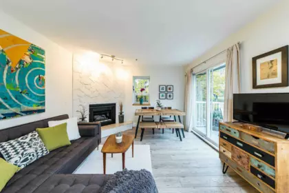 Kitchen Island Photo of 401 2295 Pandora Street, Vancouver, BC